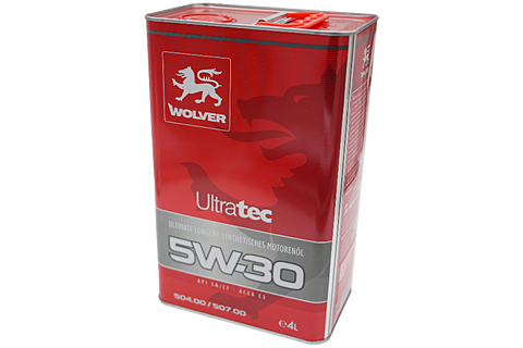 Wolver Ultratec C3 Engine Oil 4L Tin