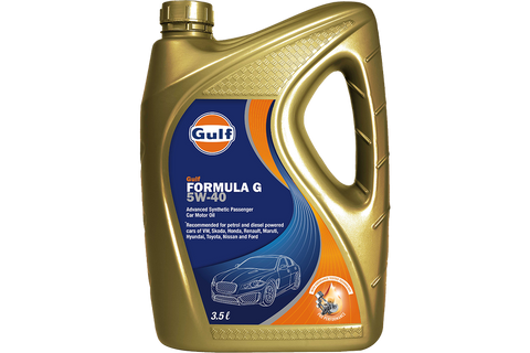 Gulf Formula G 5W-40 Engine Oil 4L Bottle